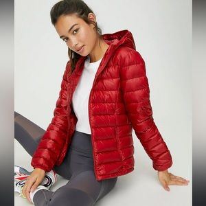 TNA red botanie puffer